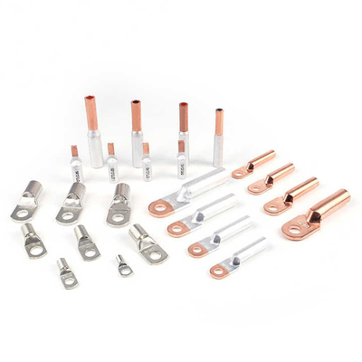 DTL Series Copper Aluminum Round Cable Connectors Terminals Lug Tinned Plated